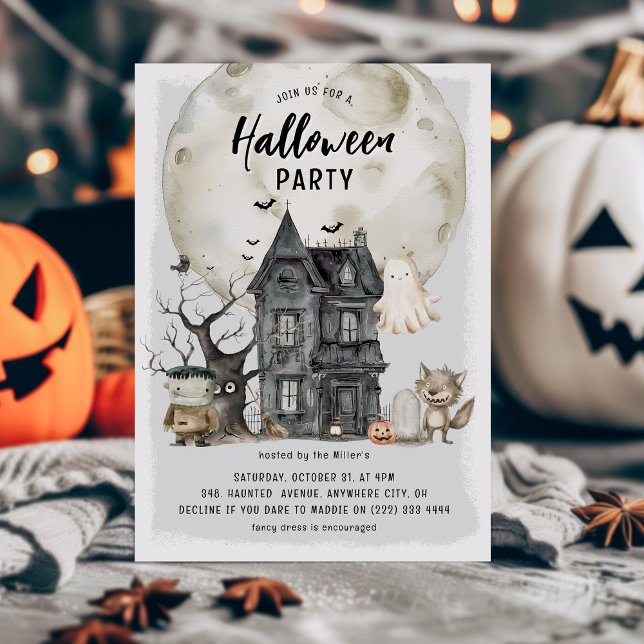 Invitación Fiesta Halloween de Niños Spooktaculares (Subido por el creador)