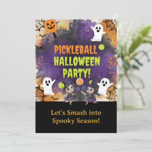 Invitación Fiesta Halloween de pelota