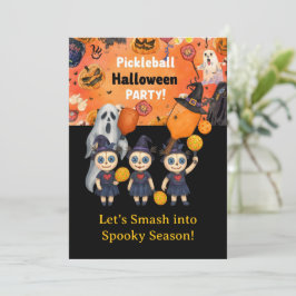 Invitación Fiesta Halloween de pelota