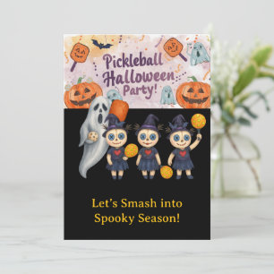 Invitación Fiesta Halloween de pelota
