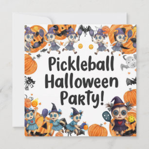 Invitación Fiesta Halloween de pelota