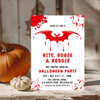 Fiesta Halloween de Vampiro con goteo de sangre ro