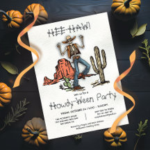 Fiesta Halloween de Western Cowboy Howdy-Ween