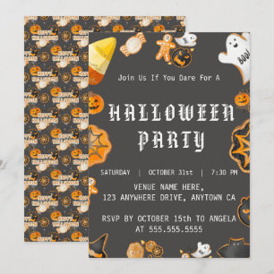 Invitación Fiesta HALLOWEEN SPOOKY