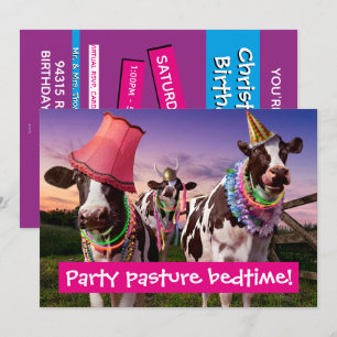 Invitación Fiesta hasta que las vacas vuelvan a casa