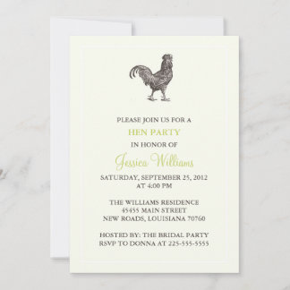 Invitación Fiesta Hen