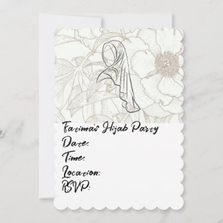 Invitación Fiesta hijab