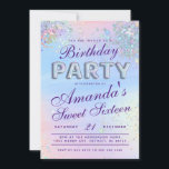 Invitación Fiesta holográfico<br><div class="desc">Esta invitación holográfica está diseñada con un aspecto irlandés. Puede personalizar esta invitación para cualquier evento. ¡Ideal para cumpleaños,  soltera,  duchas y más! Imprima al brillo o al brillo de la perla para obtener un poco más de brillo al producto acabado.</div>