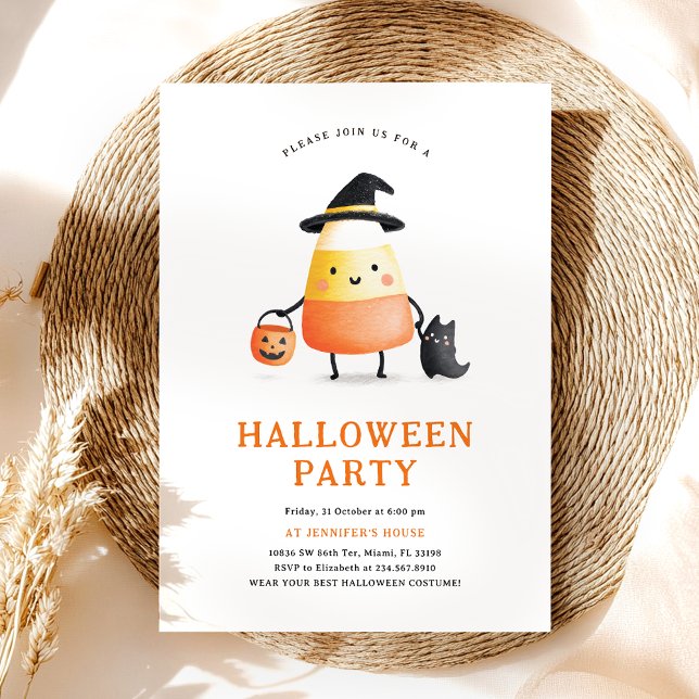 Invitación Fiesta Infantil Cute Halloween (Subido por el creador)