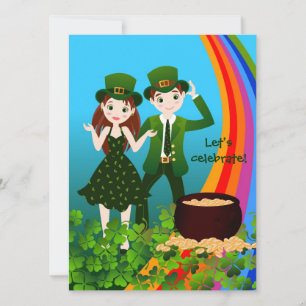 Invitación Fiesta infantil de San Patricio