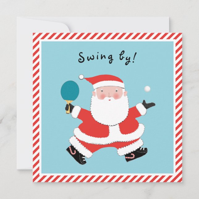 Invitación Fiesta informal de Navidad (Anverso)
