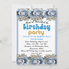 Invitación Fiesta: ¡Invitación al cumpleaños de los niños!