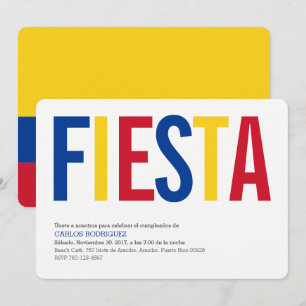 Invitación Fiesta: Invitaciones: Colombia: Bandera Colombiana