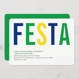 Invitación Fiesta: Invitaciones: El Brasil: Bandera peruana