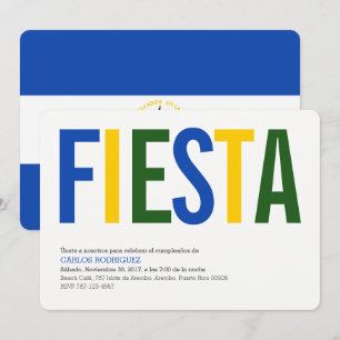 Invitación Fiesta: Invitaciones: El Salvador: Bandera Salvado