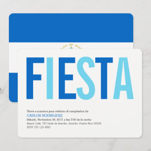 Invitación Fiesta: Invitaciones: Nicaragua: Bandera Nicaragüe