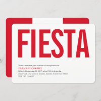 Fiesta: Invitaciones: Perú: Bandera peruana