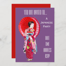 Invitación fiesta japonés