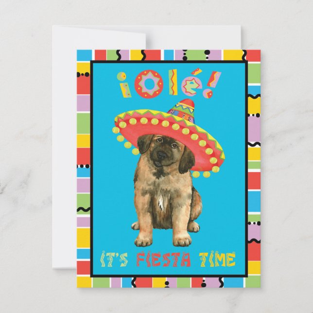 Invitación Fiesta Leonberger (Anverso)