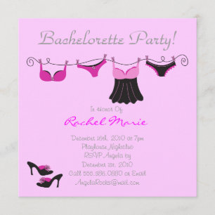 Invitación Fiesta lindo de Bachelorette