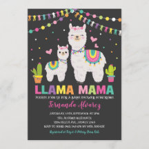 Fiesta Llama Chica Baby Shower / Cactus Alpaca