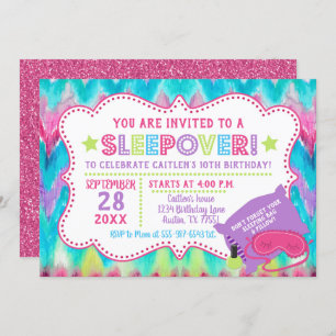 Invitación Fiesta maderero pasa pasto arcoiris cumpleaños