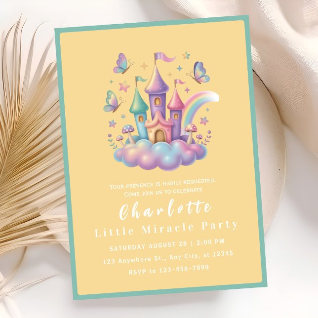 Invitación Fiesta Mágica de Princesa para cualquier Celebraci (Subido por el creador)