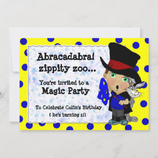 Invitación Fiesta mágico