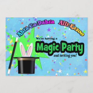 Invitación Fiesta mágico de los niños