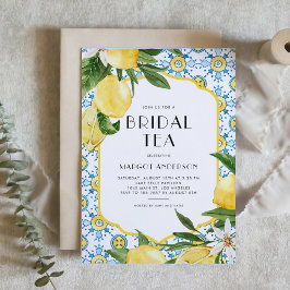 Invitación Fiesta marroquí de té de novia y limón