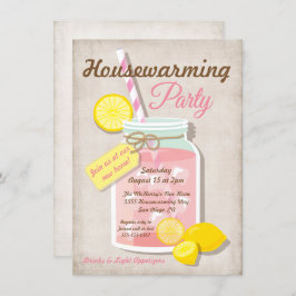 Invitación Fiesta Mason Jar Lemonade