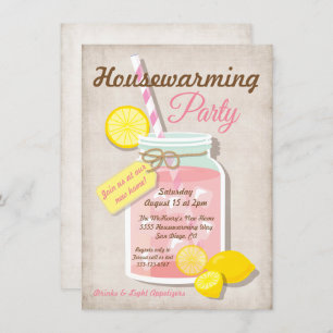 Invitación Fiesta Mason Jar Lemonade