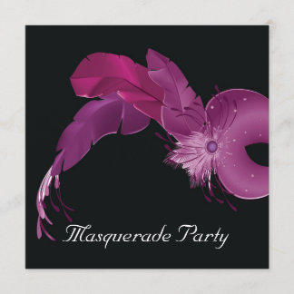 Invitación fiesta Masquarade