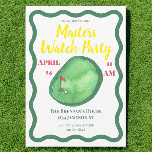 Invitación Fiesta Masters Golf Watch