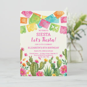 Invitación fiesta mexicana de cumpleaños