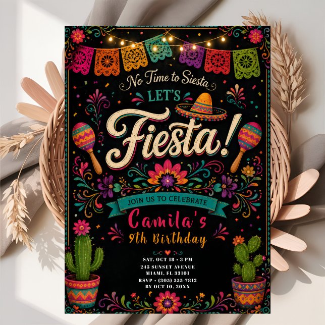 Invitación Fiesta Mexicana de Cumpleaños (Subido por el creador)