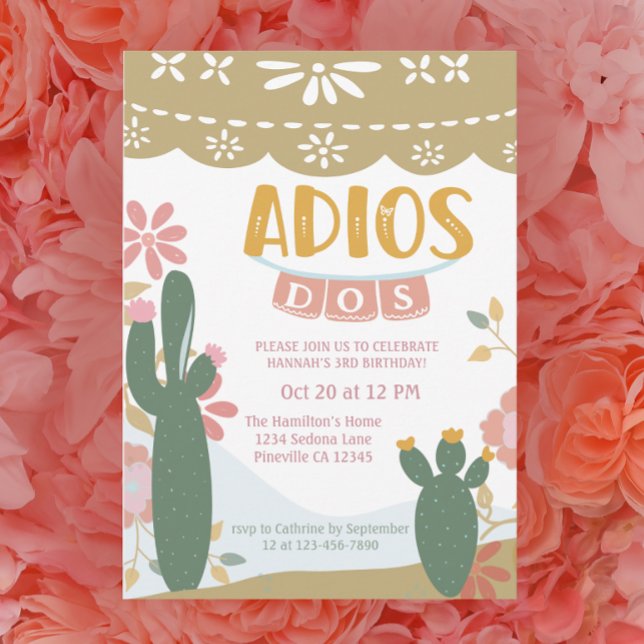 Invitación Fiesta mexicana dos tercer cumpleaños (Subido por el creador)