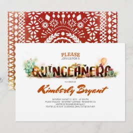 Invitación Fiesta mexicana Fiesta - Quinceañera 15 años