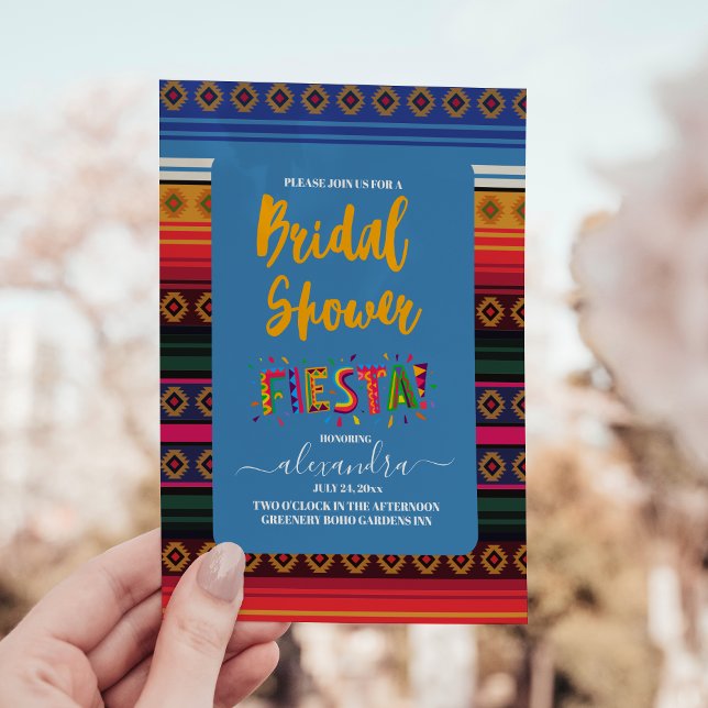 Invitación Fiesta Mexicana Flor De Madera Folkart (Subido por el creador)