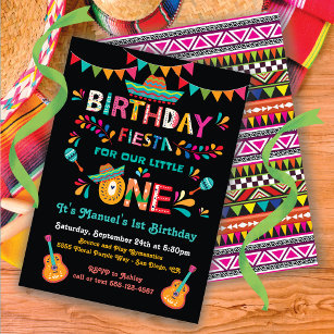 Invitación Fiesta mexicana pequeña Un primer cumpleaños
