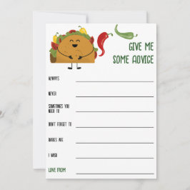 Invitación Fiesta mexicana taco baby ducha consejos