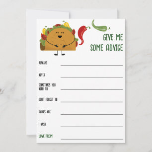 Invitación Fiesta mexicana taco baby ducha consejos