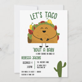 Invitación Fiesta mexicana vamos a taco Baby Shower Invitatio