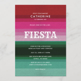 Invitación Fiesta mexicano de Fiesta