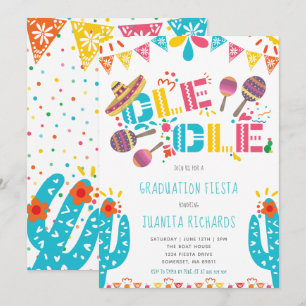 Invitación Fiesta mexicano de Graduación Fiesta