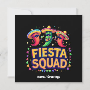 Invitación Fiesta mexicano de la familia Cinco de Mayo Fiesta