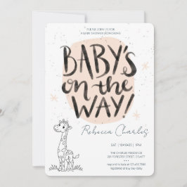 Invitación Fiesta Minimalista de Bebé