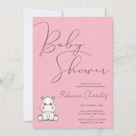 Invitación Fiesta Minimalista de Bebé