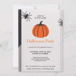 Invitación Fiesta minimalista de Halloween