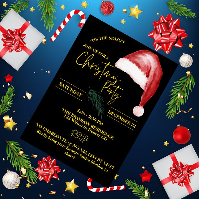 Invitación Fiesta minimalista de Navidades Personalizados de  (Subido por el creador)